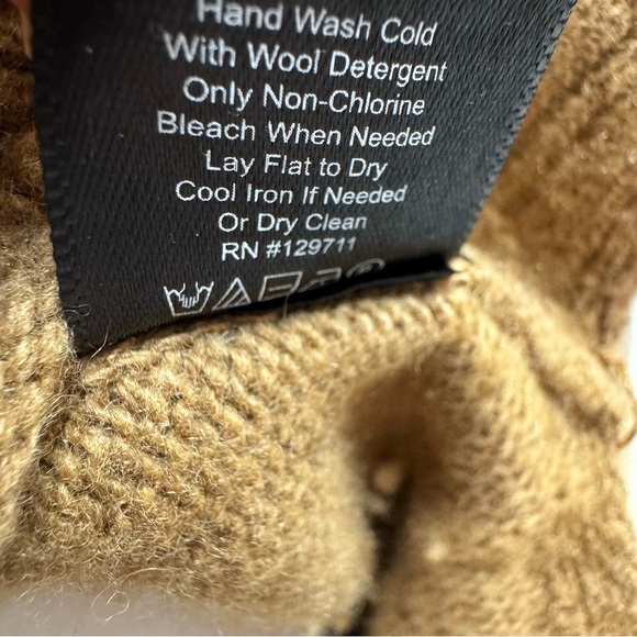 Jenni Kayne Everyday Sweater Long Sleeve Knit Pullover Wool Blend Brown Medium M - Picture 11 of 15